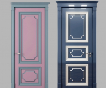 European Style Solid Wood Door-ID:470194765