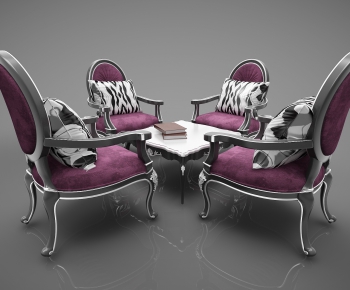 European Style Leisure Table And Chair-ID:601493934