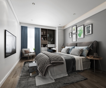 Nordic Style Bedroom-ID:485159632