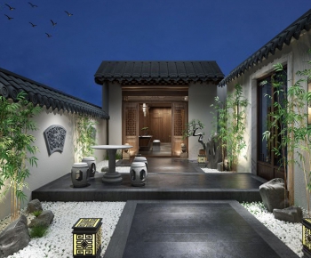 New Chinese Style Courtyard/landscape-ID:898706478