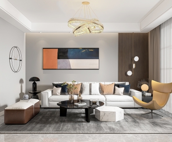 Modern A Living Room-ID:320334213