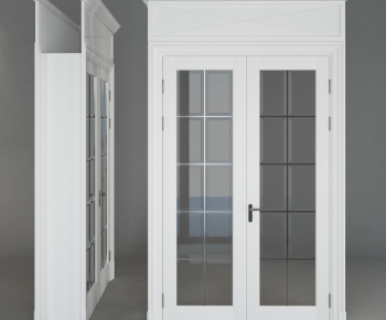 Modern Solid Wood Door-ID:113357654