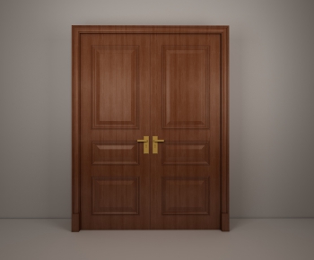 Simple European Style Double Door-ID:587490225