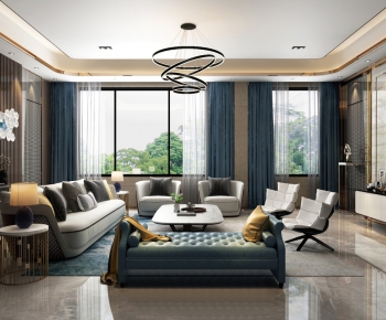 Modern A Living Room-ID:204425212