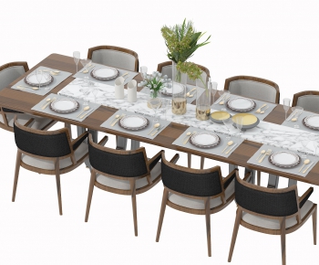 New Chinese Style Dining Table And Chairs-ID:963665418