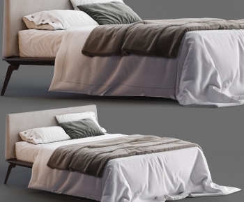 Modern Double Bed-ID:961596715