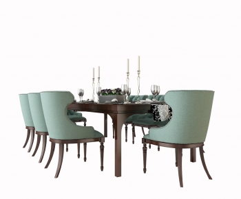 New Classical Style Dining Table And Chairs-ID:367336193