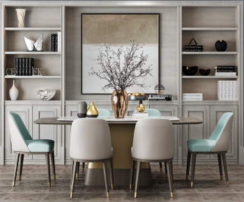 Modern Dining Table And Chairs-ID:380532486