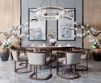 Modern Dining Table And Chairs-ID:145736788