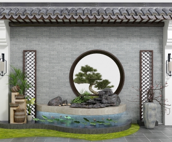 New Chinese Style Garden-ID:339786663