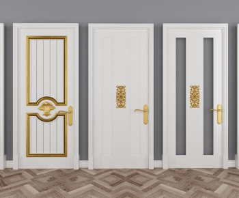 Simple European Style Single Door-ID:183983652