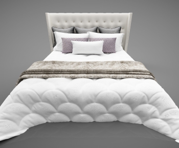 Modern Double Bed-ID:115579375