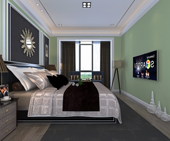 American Style Bedroom-ID:482271832