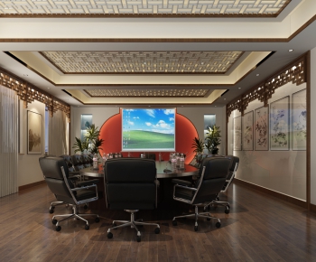 New Chinese Style Meeting Room-ID:119301583