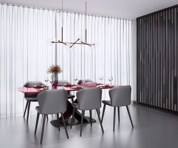 Modern Dining Table And Chairs-ID:329826123