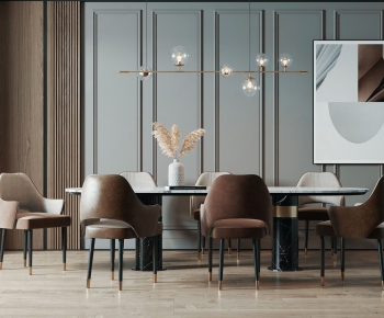 Modern Dining Table And Chairs-ID:880423122