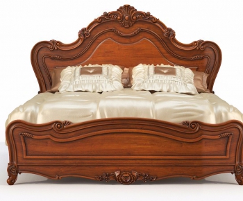 American Style Double Bed-ID:612367557
