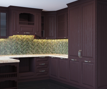 European Style Kitchen Cabinet-ID:565537538