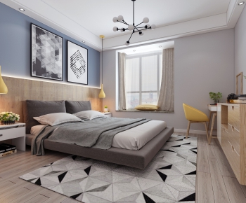 Nordic Style Bedroom-ID:655867125