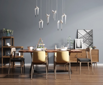 Modern Dining Table And Chairs-ID:478786889