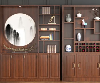 New Chinese Style Bookcase-ID:123033592