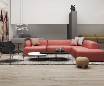 Modern Single Sofa-ID:732686793