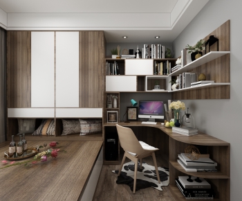 Nordic Style Study Space-ID:904862311