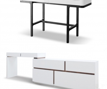 Modern Computer Desk And Chair-ID:606237753