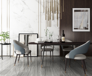 Modern Dining Table And Chairs-ID:336891682