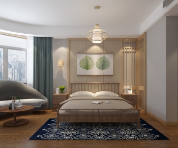 New Chinese Style Bedroom-ID:177024516