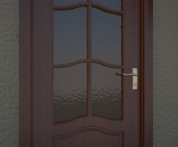 Modern Solid Wood Door-ID:353905381