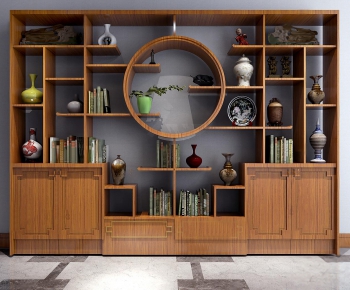 New Chinese Style Bookcase-ID:549125757