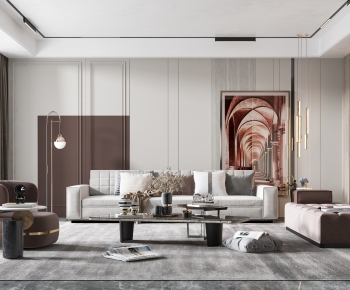 Modern A Living Room-ID:365278427