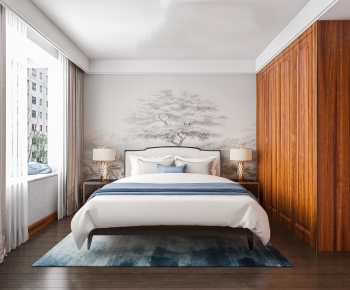 New Chinese Style Bedroom-ID:484288574