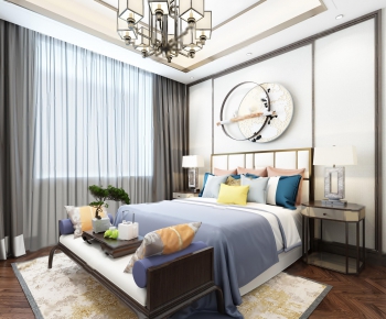 New Chinese Style Bedroom-ID:777329529