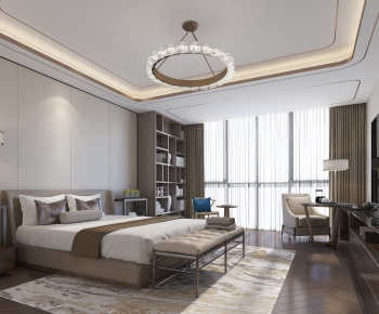 New Chinese Style Bedroom-ID:927958344