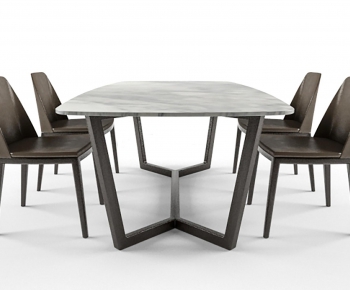 Modern Dining Table And Chairs-ID:559829317