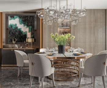 Modern Dining Table And Chairs-ID:886052625