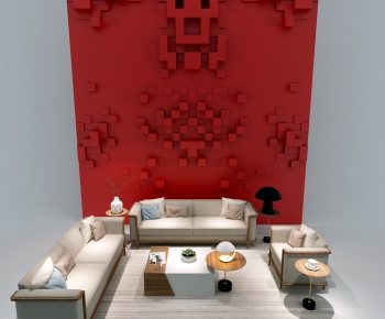 New Chinese Style Sofa Combination-ID:773217733
