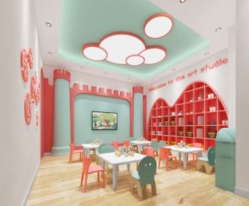 Modern Children's Kindergarten-ID:496079496