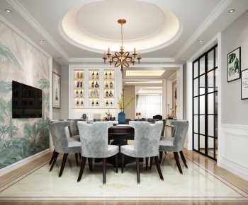 American Style Dining Room-ID:279308688