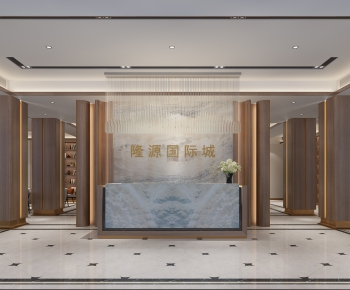 New Chinese Style Real Estate Sales Office-ID:373448492