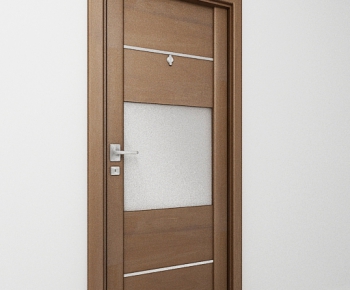 Modern Solid Wood Door-ID:144207252