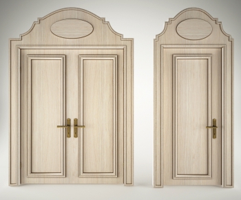 European Style Solid Wood Door-ID:528557247