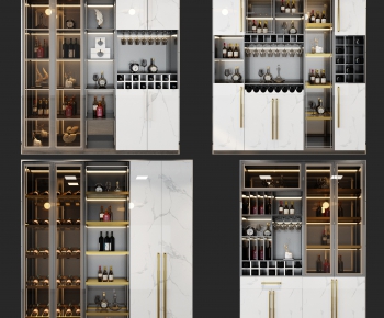 Modern Wine Cabinet-ID:499127658