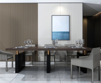 Modern Dining Table And Chairs-ID:746277116