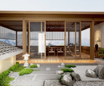 New Chinese Style Tea House-ID:206684366