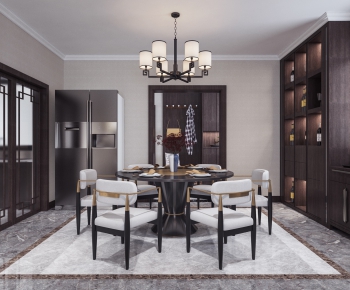 New Chinese Style Dining Room-ID:918162489