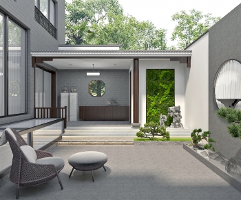 New Chinese Style Courtyard/landscape-ID:169044729