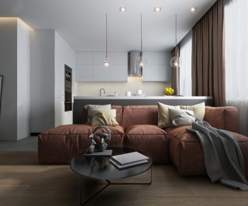 Modern A Living Room-ID:954978186